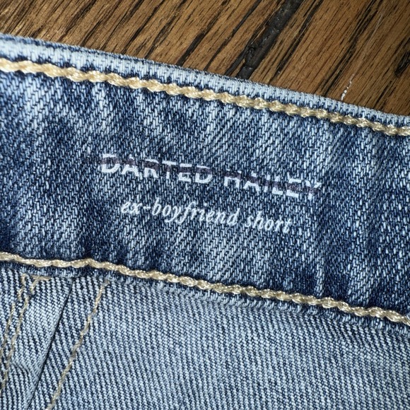 AG Adriano Goldschmied Darted Hailey Ex-Boyfriend Denim Cut Off‎ Shorts 26R 2" - Picture 4 of 9